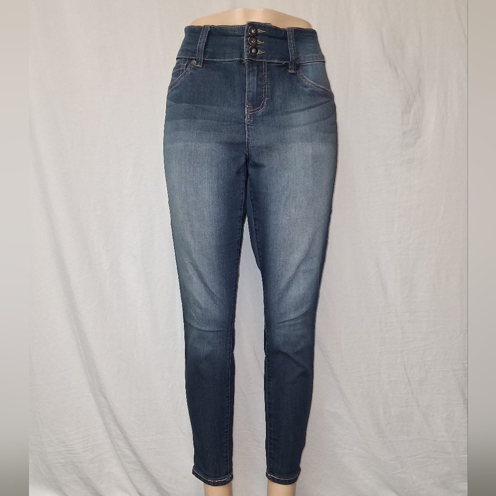 Torrid Denim Women's High Rise Legging Denim Pant Dark Blue Jeans Size 12.S